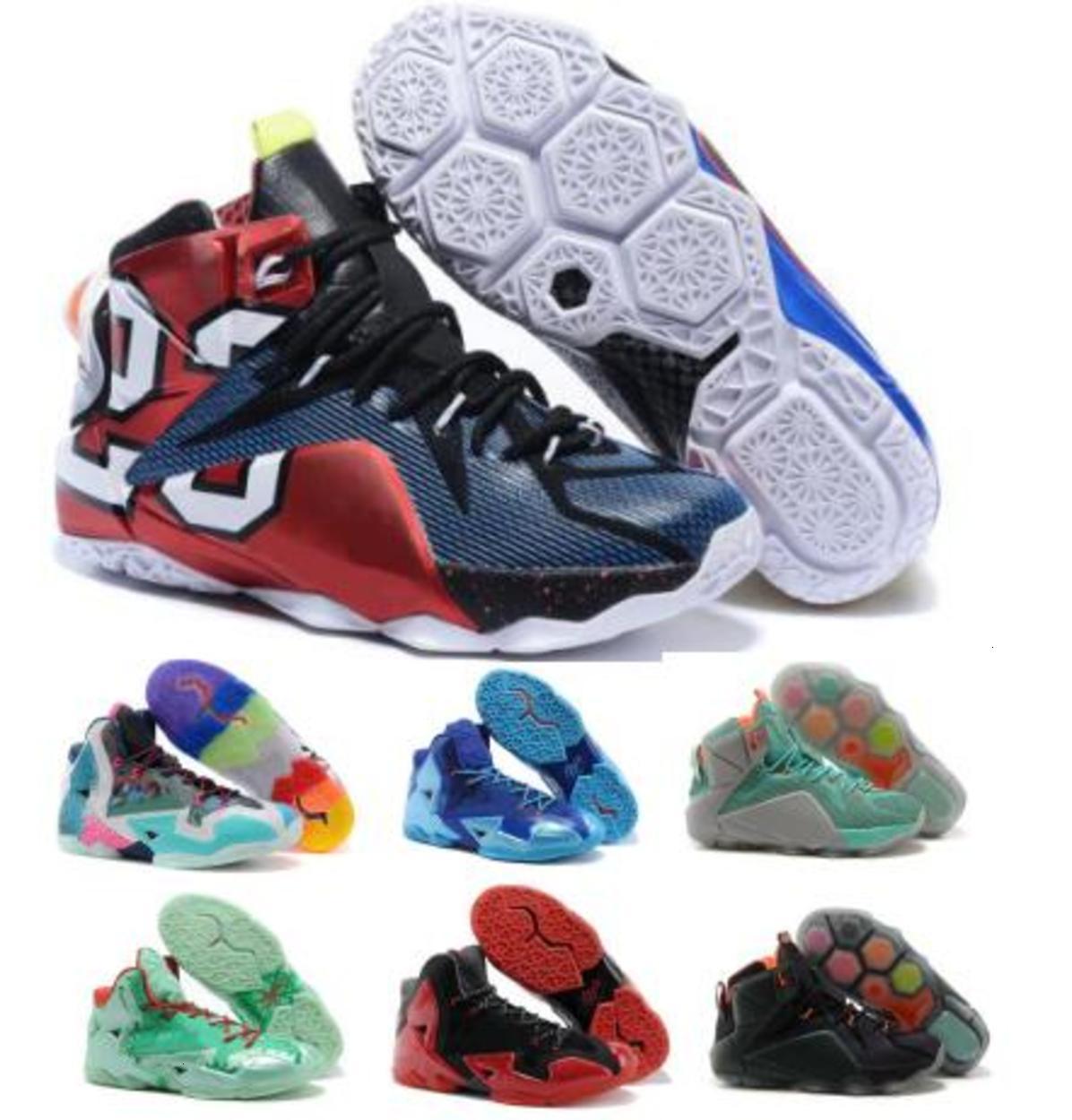 

Basketball Shoes Sneakers Red What the Lebrones 11 12 Christmas Heat Game Data NSRL South Beach Away Man Mens Chaussures, Cream