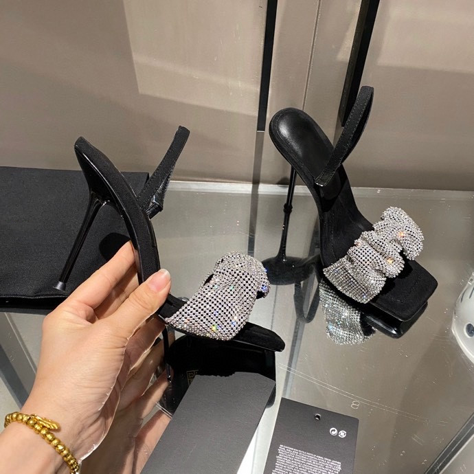 

High heeled sandals Gladiator Leather Women Sandals Fine heel High heeled shoes Fashion sexy letter cloth woman shoes Large, 01