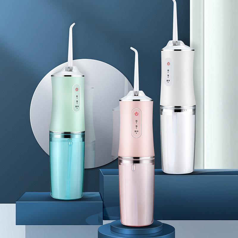 

2021 Electric Oral Irrigators flushing device portable dental cleaning household clean spraying water between teeth flossing instrument 3 colors, Multi