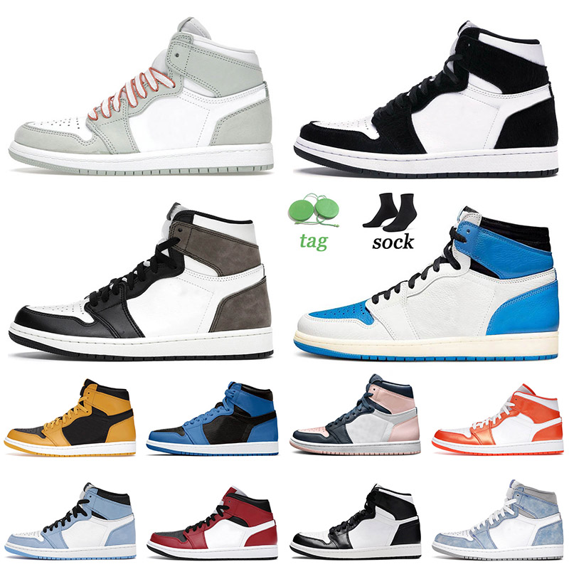 

Top Jumpman 1 1s Basketball Shoes Seafoam Twist Fragment High Dark Mocha Mens Women Lucky Green University Blue Trainers Sneakers 36-46, C2 bordeaux 40-47