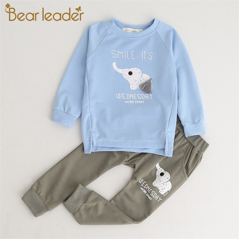 

Boys Girls Clothing Sets Spring Autumn Fashion Cartoon Outfits Kids Lovely Casual Clothes Toddler Baby Suit 210429, Al060blue