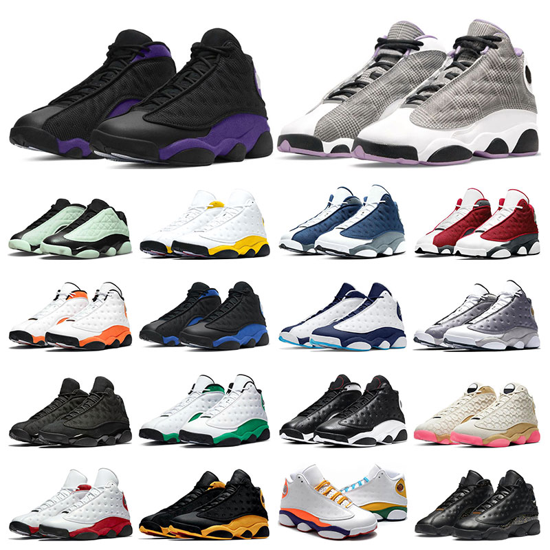 

Mens sneakers 13 Basketball running Shoes 13s Houndstooth Red Flint Singles Day Hyper Royal Court Purple Atmosphere grey womens sports trainers 5.5-13, 4 flint 36-47