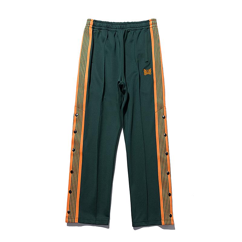 

Men's Pants 20 Colors Stripe Needles AWGE Sweatpants Hip-Hop Men Women High Quality Jogger Track Butterfly Embroidery Pant