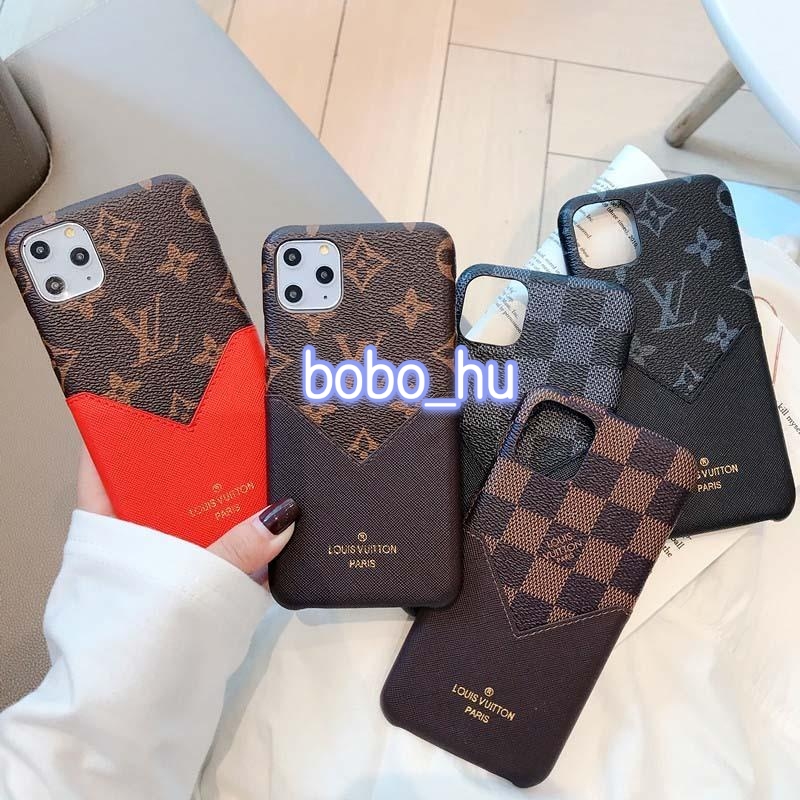 

LP1 2021 LV LOUIS VITTON Phone Cases for Iphone 12 Pro Max 11 7 8 plus X xs XR fashion PU Leather with card bag