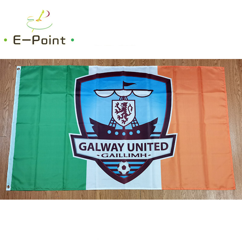 

Galway United FC on Ireland 3*5ft (90cm*150cm) Polyester flag Banner decoration flying home & garden flags Festive gifts