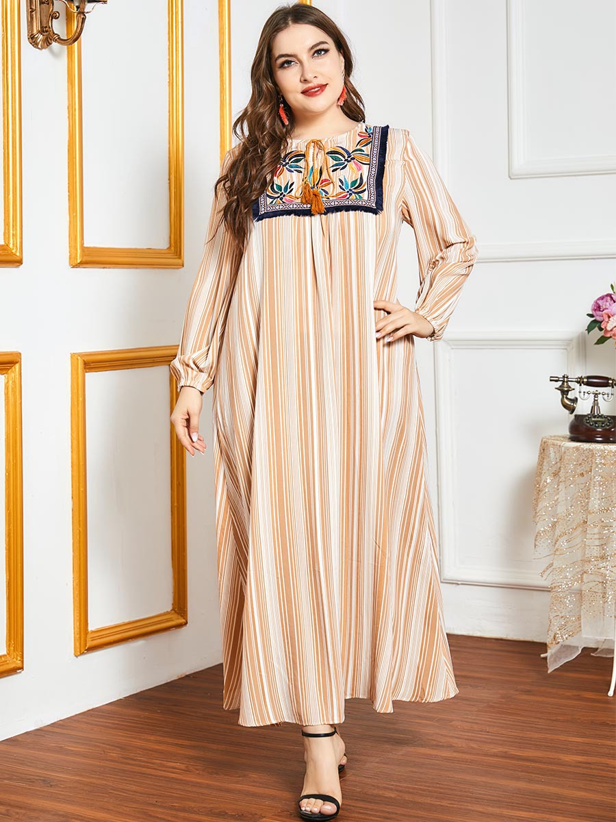 

Embroidery Eid Muslim Abaya Dress Women Hijab Dresses Jilbab Turkey Islamic Vestido Ramadan Kimono Moroccan Kaftan Arabic Elbise