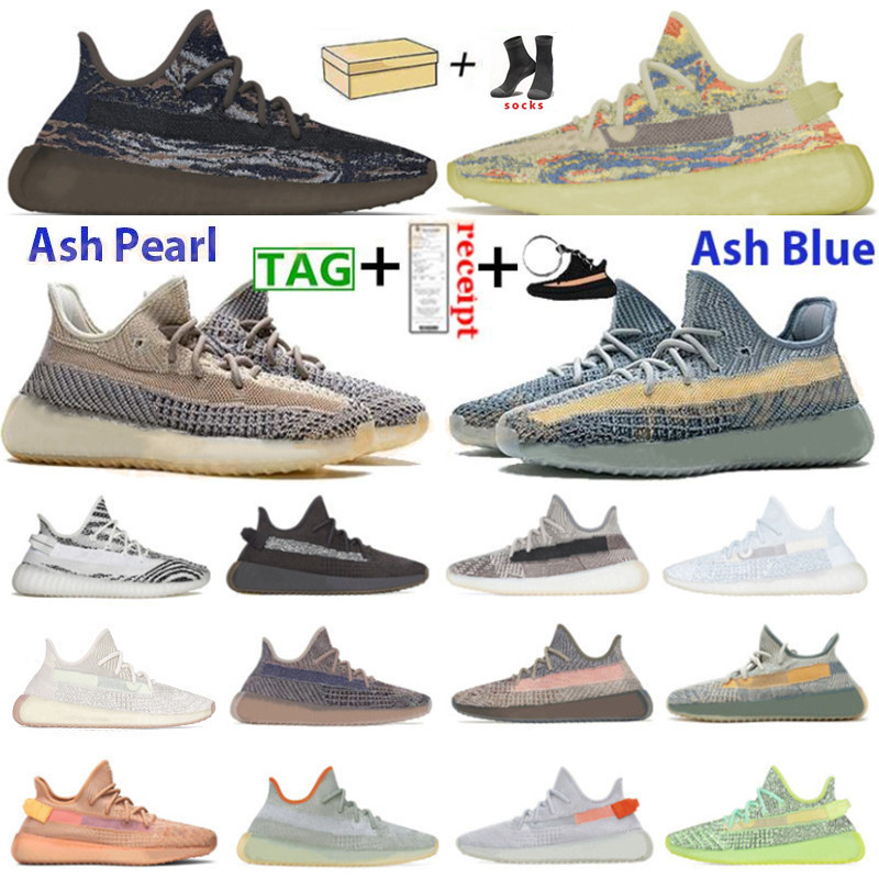 

2021 Black Static Running Shoes kanye Women Mens MX Oat Rock Ash Pearl Blue Stone True Form Earth Zebra Desert Sage Trainers Outdoor Classic Sport Sneakers, Box