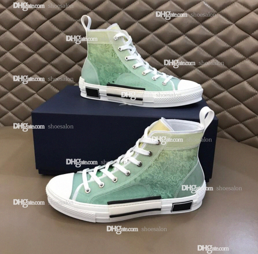 

With Box Top Quality b23 Men Women Designers Shoes High Low Oblique Bee Technical Canvas Fashion Pairs Leather Outdoor Platform Casual Trainers Sneakers k1Pp#, Shoesalon