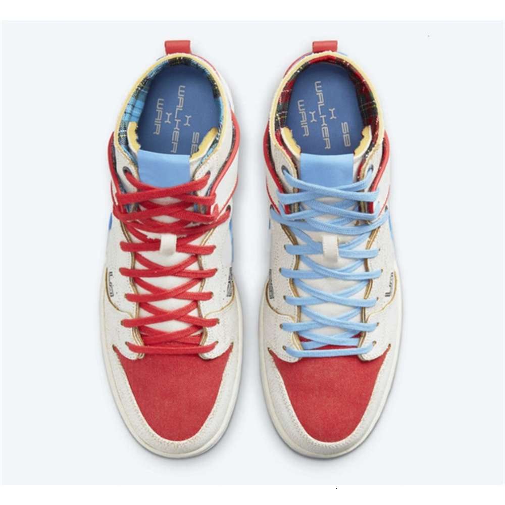 

2021 Authentic Ishod Wair Magnus Walker x Dunk High Pro SB Urban Outlaw Outdoor Shoes Men Women 277 Red Blue White Sports Sneakers With haweishoes, Customize