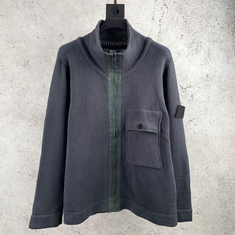 

Unisex Man Autumn Coat Button Men Long Sleeve Knitted Coat Women Letter Print Zipper Coat Casual Style Outdoor Top Spring Denim Jacket, Black;brown