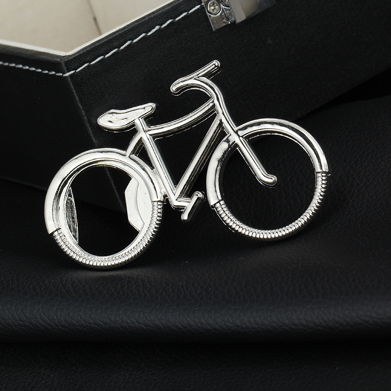 

10Pieces/Lot cs Fashion Metal Beer Bottle Opener Cute Bike Bicycle Keychain Key Rings for Lover Biker Bottle Openers Creative Gift