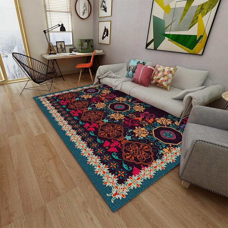 

Carpets Reese Living Room European And American Traditional National Style Retro Anti Slip Rugs Bedroom El Restaurant Kitchen