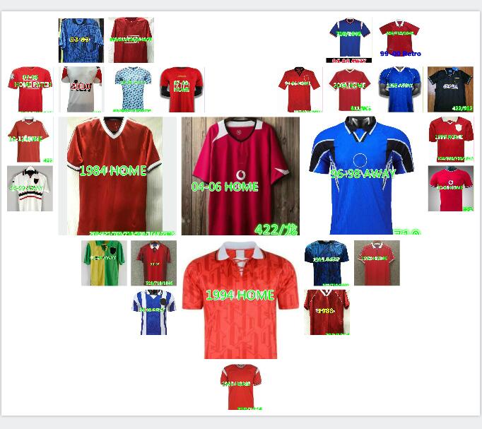 

RETRO BECKHAM CANTONA RONALDO Rooney GIGGS jerseys G.Neville ANDY COLE CHICHARITO SCHOLES CARRICK soccer football shirtS vintage sy, Black;yellow