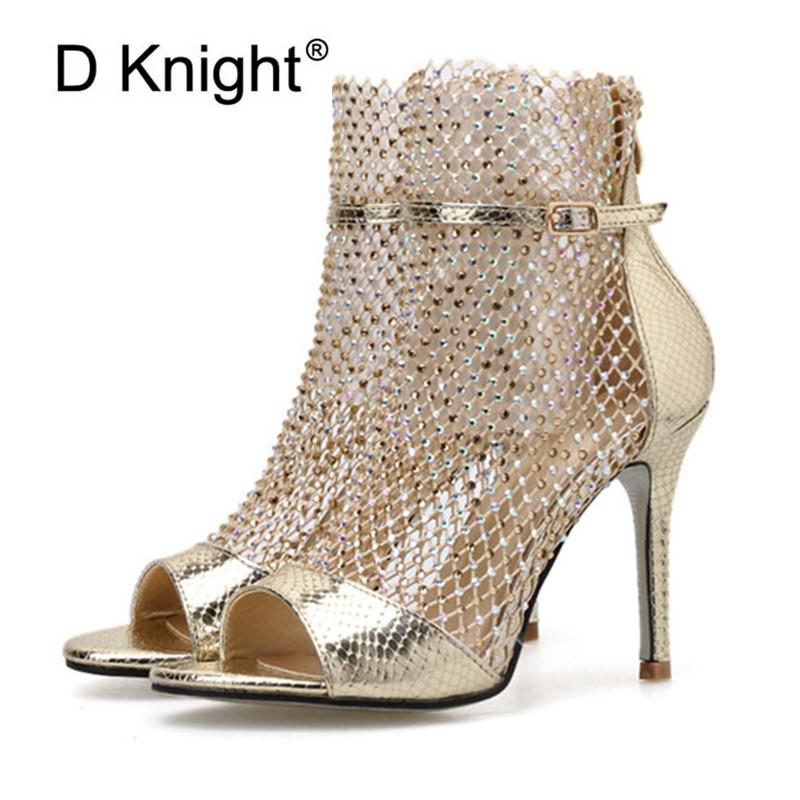 

Sandals Sexy Peep Toe Gladiator For Woman Shoes 2021 Summer Banquet Ladies High Stiletto Heels Plus Size 35-42, Black