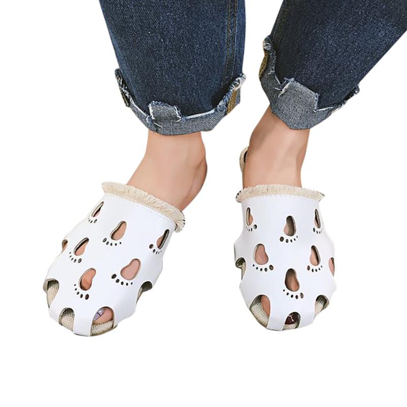 

Slippers Women Fashion Cute Cartoon Beach Non-Slip Casual Shoes Lady Sandals Leisure 2021 Trend Comfortable, Black