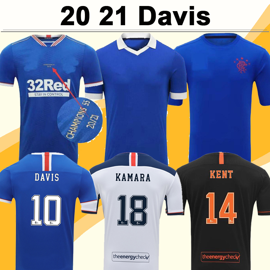 

20 21 Rangers McGREGOR MCLAUGHLIN GERRARD Mens Soccer Jerseys WRIGHT Home Away 3rd Football Shirt Glasgow GOLDSON MORELOS HAGI Short Sleeves, Qm503 2021 3rd no patch