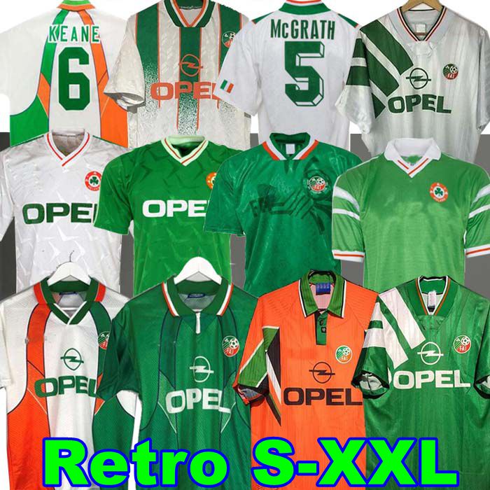 

1992 93 Ireland retro soccer jersey 1990 home classic jersey vintage Irish Sheedy 1994 1995 1996 away football shirts McGRATH KEANE 90 92 94 96 97 98 HOUGHTON, Away kids