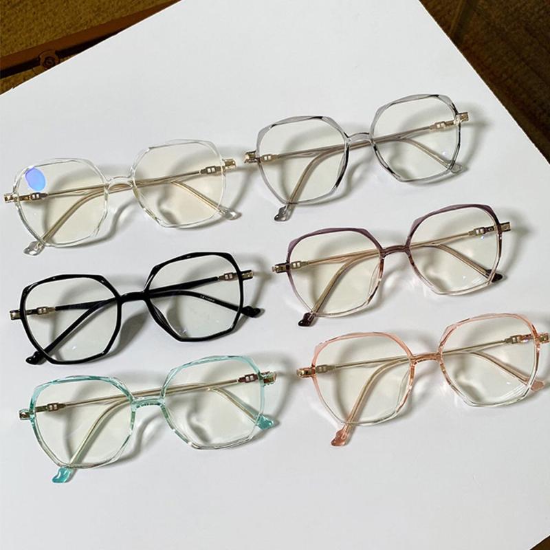 

Sunglasses Computer Glasses Frame For Women Trendy Round Anti-blue Light Reading Eyeglasses Unisex Retro Spectacles Optical Eyewear