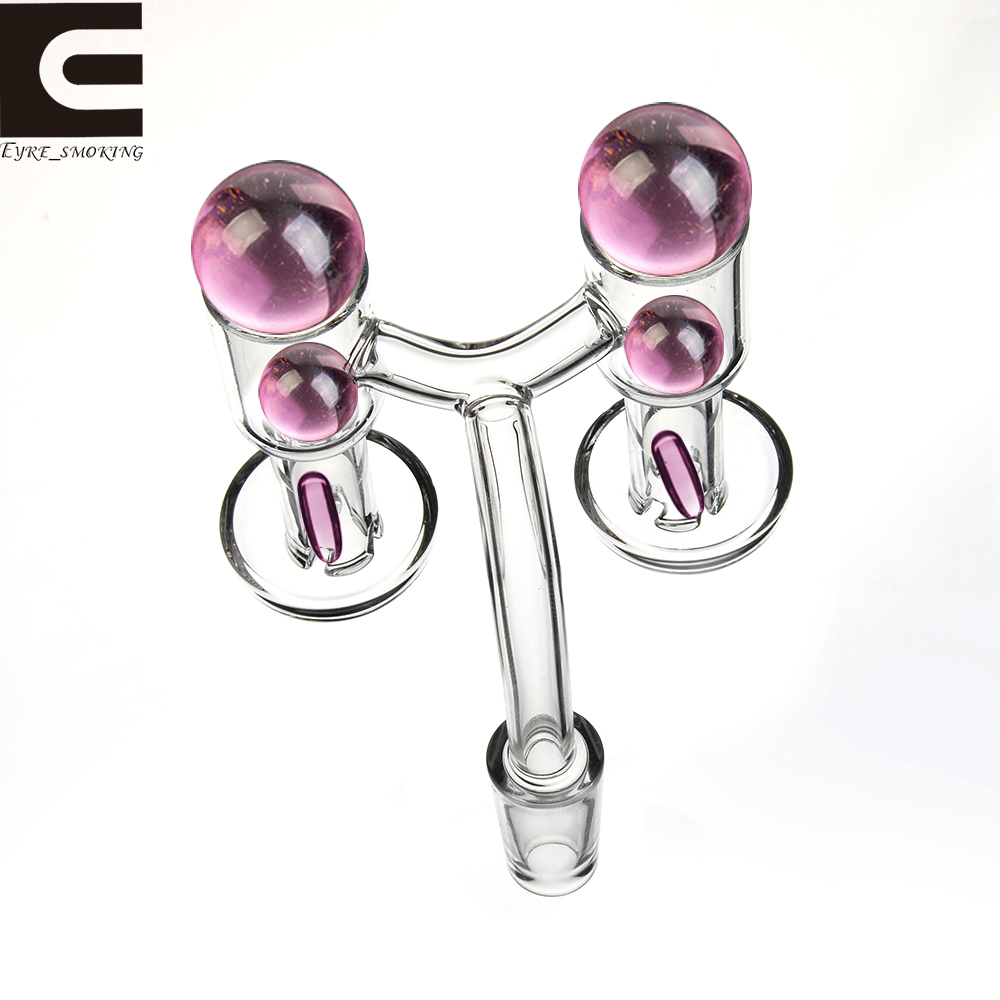

Double Head Terp Vacuum/quartz Vacuum Banger Amoking Accessories 2 Terp Pearls(big, Medium) & 1 Capsule Bead 10mm 14mm 19mm for Bong Dab Rig