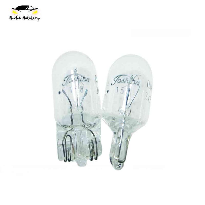 

Emergency Lights TOSHIBA T10 12V W3.4W W8W Car Motorcycle Instrument Light Display Wide Door Small Plug (1 Bulb), As pic
