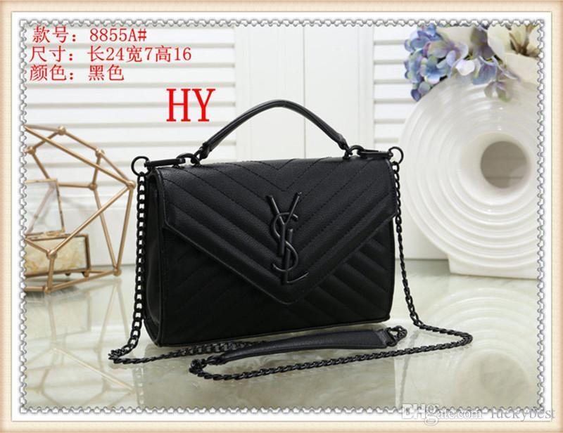 

Fashion Crossbody Shoulder HandBag Women Purse Messenger Bags Wallet Tote Clutch LV Louis Bag Vitton YSL 4-8055A, Red;black