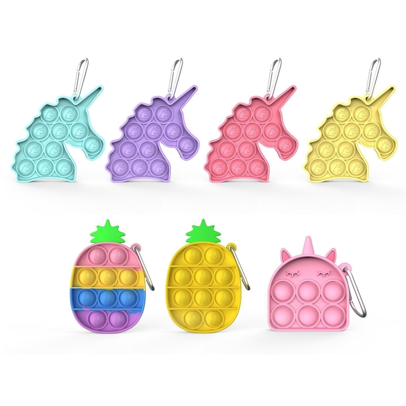 

Rodent killing pioneer children's mental arithmetic desktop educational toys new toy Unicorn key chain
