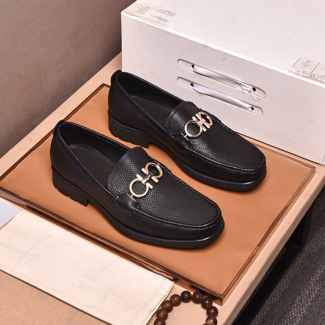 

High Quality 2021 Men Fashion Designer Party Dress Shoes Genuine Leather Formal Platform Oxfords Male Brand Footwear Flats Size 38-44, Black 1