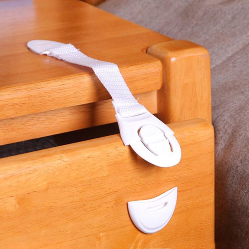

Furniture Accessories 10pcs Baby Adhesive Safety Latches Door Cupboard Cabinet Fridge Drawer Locks