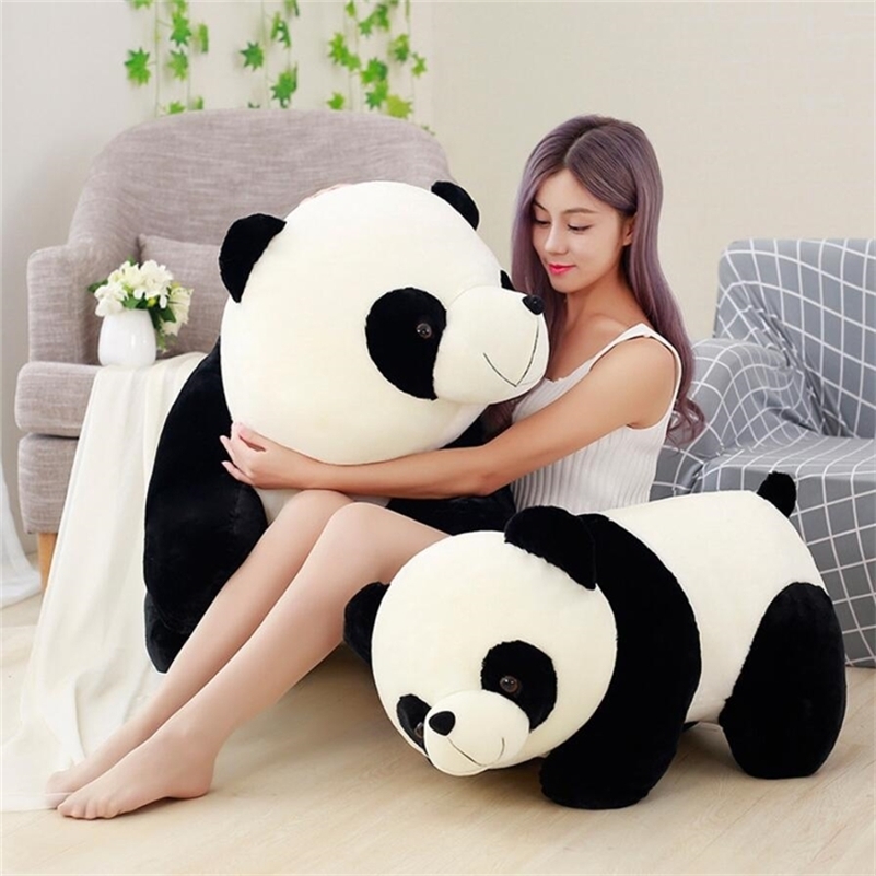 55'' Giant huge big panda teddy bear plush soft toys panda doll Xmas gift 140cm 