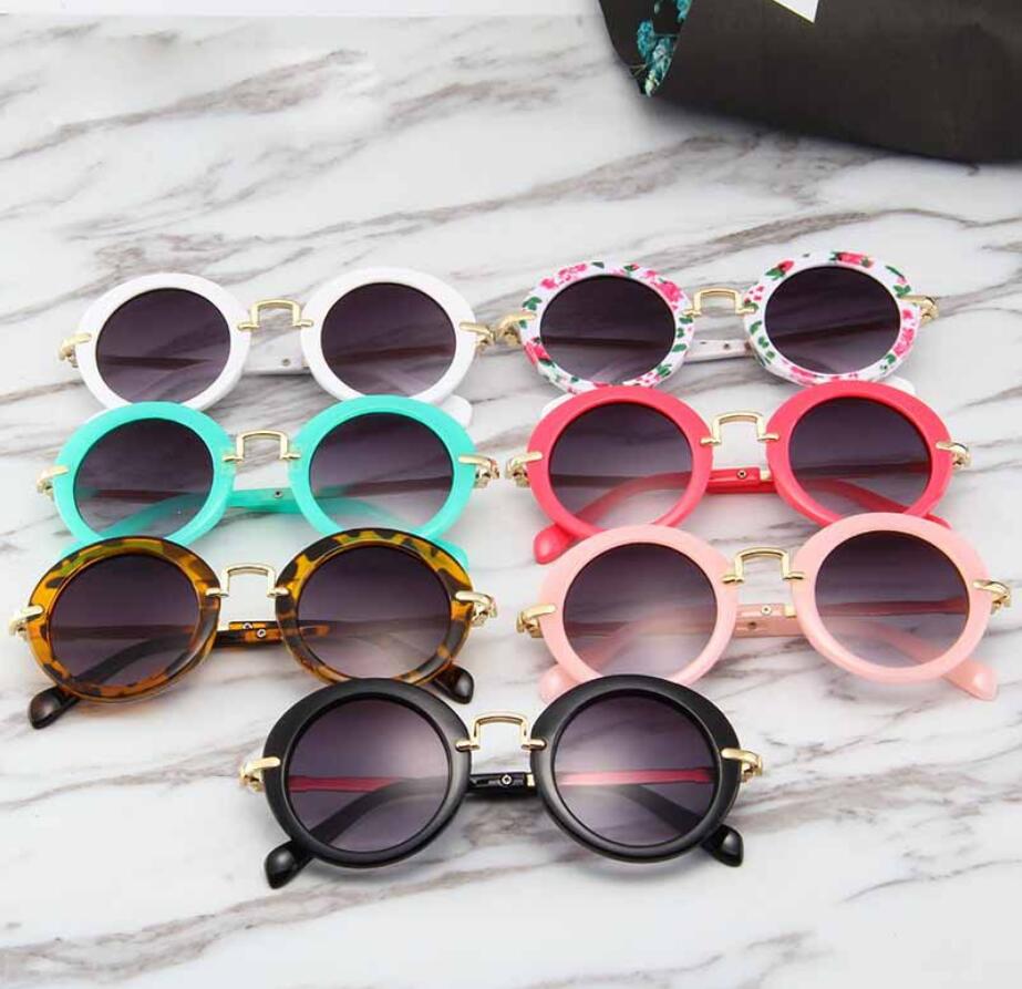 

Round frame children's Sunglasses Outdoor Eyewear cross border fashion metal frames kids glasses