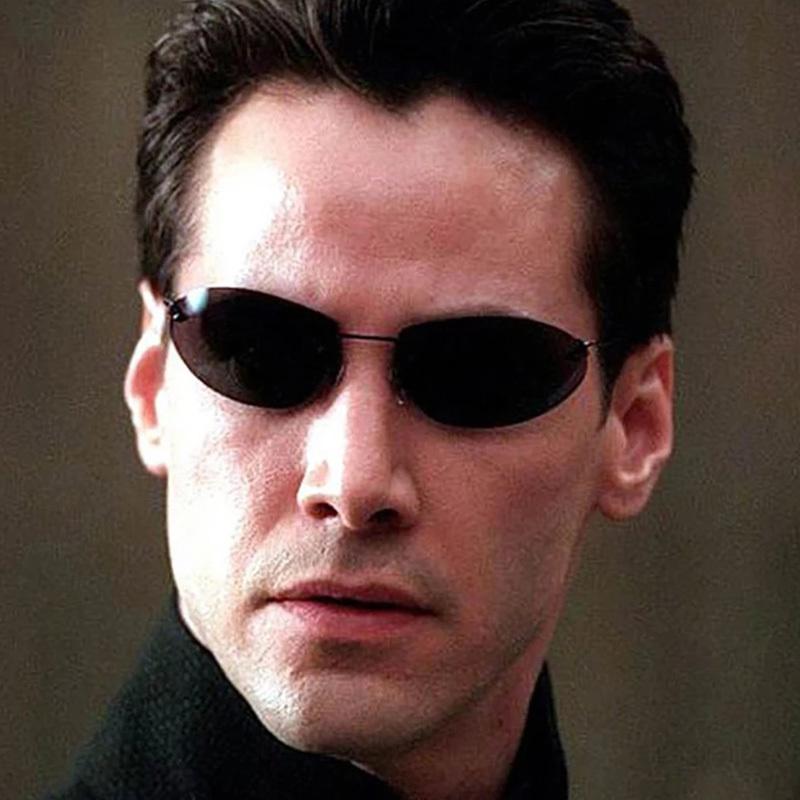 

Sunglasses Polarized Cool Matrix Neo Fashion Pilot The Ultralight Rimless Men 2021 Driving Brand Design Sun Glasses De Sol UV400