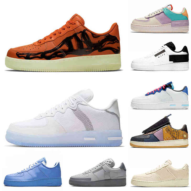 

Low Top Quality Cactus Women Mens Running Shoes Forces Shadow Dunk One N354 Grey Fog Whte Black Orange Skeleton Off Trainers Travis 1 Sail, No.30 36-45 white skeleton