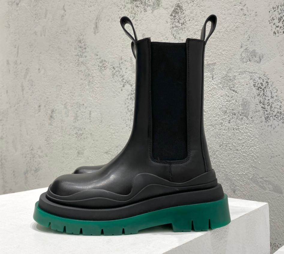 

Baby Outdoor men's women boots US5-US12 TIRE Bottega Storm high Boot Real shoes crystal outdoor martin chaussures de designer Platform a1