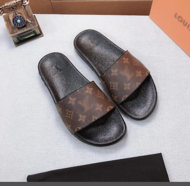 

MULE WATERFRONT Men Women slippers Slide Sandal Designer Shoes Luxury Fashion Wide Flat Slippery Thick Sandals Slipper Flip Flops, Black