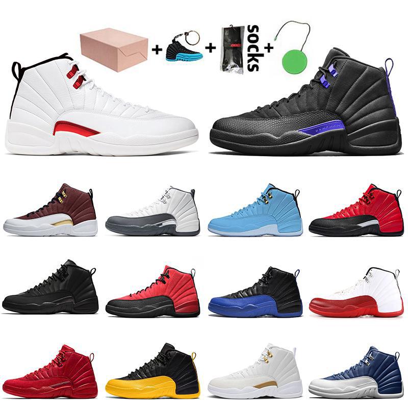 

With Box Jumpman 12 Mens Basketball Shoes 12s Twist Dark Concord Womens Arctic Punch Pink Reverse Flu Game Indigo Taxi Michigan Trainers Top, No.24 michigan 40-47