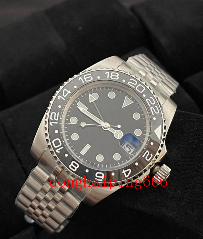 

U1 WristWatches Factory AAA+ Mens Watches Automatic Mechanical 40mm Watch Stainless Steel Blue Black Ceramic Sapphire Super luminous montre de luxe Gifts