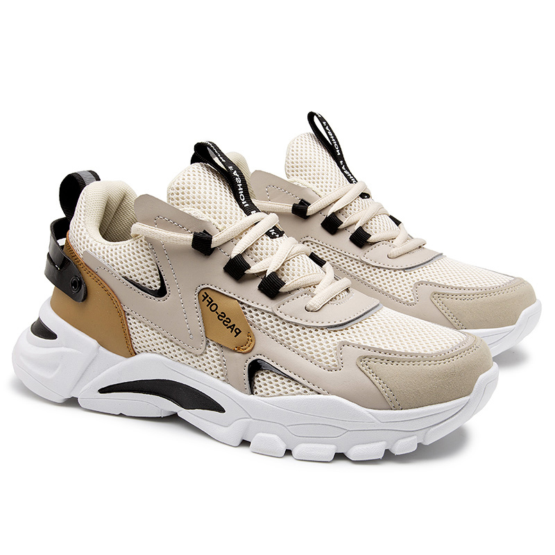 

2021 Womens Mens Running Shoes Casual Students Outdoor Sports Sneakers Black Beige Grey Size 39-44 Code 65-727