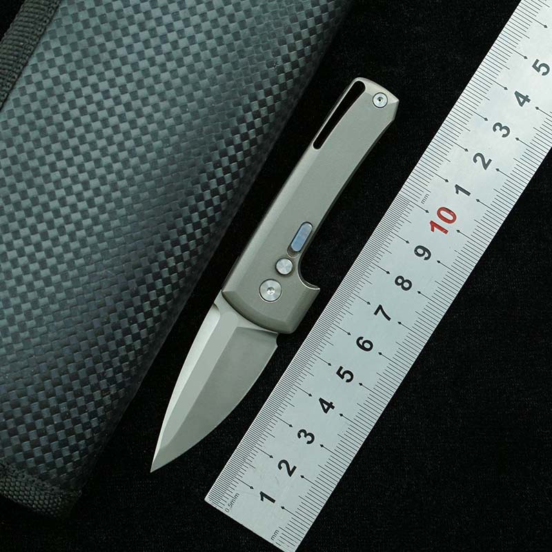 

Rocket Folding Knife M390 Blade Titanium Alloy Handle Outdoor Camping Hunting Survival Kitchen Fruit Knives Automatic EDC Tool 535 940 C229 C223 C81 C36 485