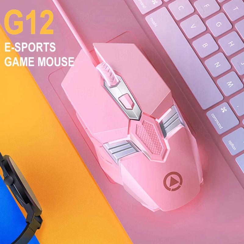 

Mice Ergonomic USB Wired Gaming Mouse 6 Keys Mechanical 3200DPI Luminous E-sports Gamer Computer Optical Glowing