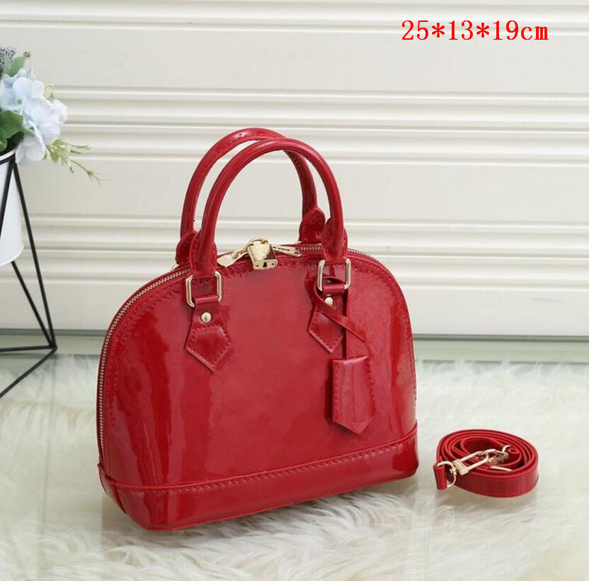

Cluny bB handbag women designer Bag colorful leather strap lAdylike FucHsia Bordeauxs Red cross-body classic Mono gram coated canv258m, Size