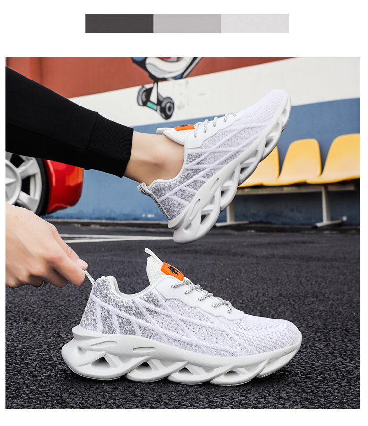 

Summer casual shoes men's breathable woven mesh soft sole fashionable and comfortable