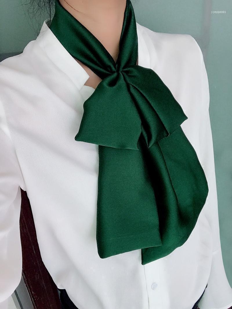 

Scarves Women Small Long Silk Scarfs Pure Satin Scarf For Business Party Elegant Neck Ladies Head Belt Neckerchief1