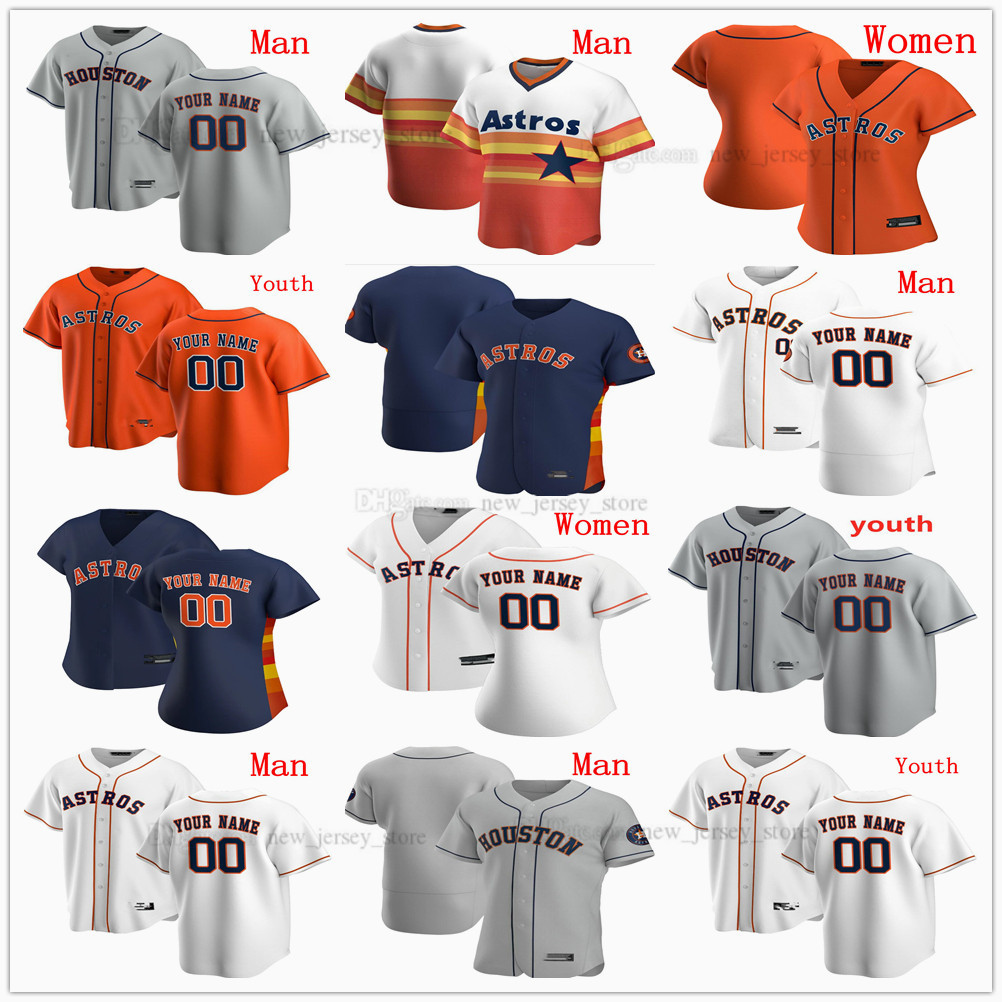 

Custom Mens Kids Women Baseball Jersey Kyle Tucker Jorge Alcala Larry Dierker Luis Garcia Luis Gonzalez Mike Scott Roberto Osuna Roy Oswalt Ryan Pressly Yuli Gurriel, Man size s-xxxl