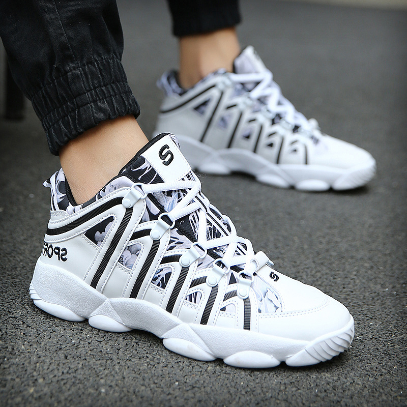 

cross-border off mens women trainers sport size running shoes high-top men's four seasons casual sneakers white thick sole shoe couples code: 35-A11, Di1a7150
