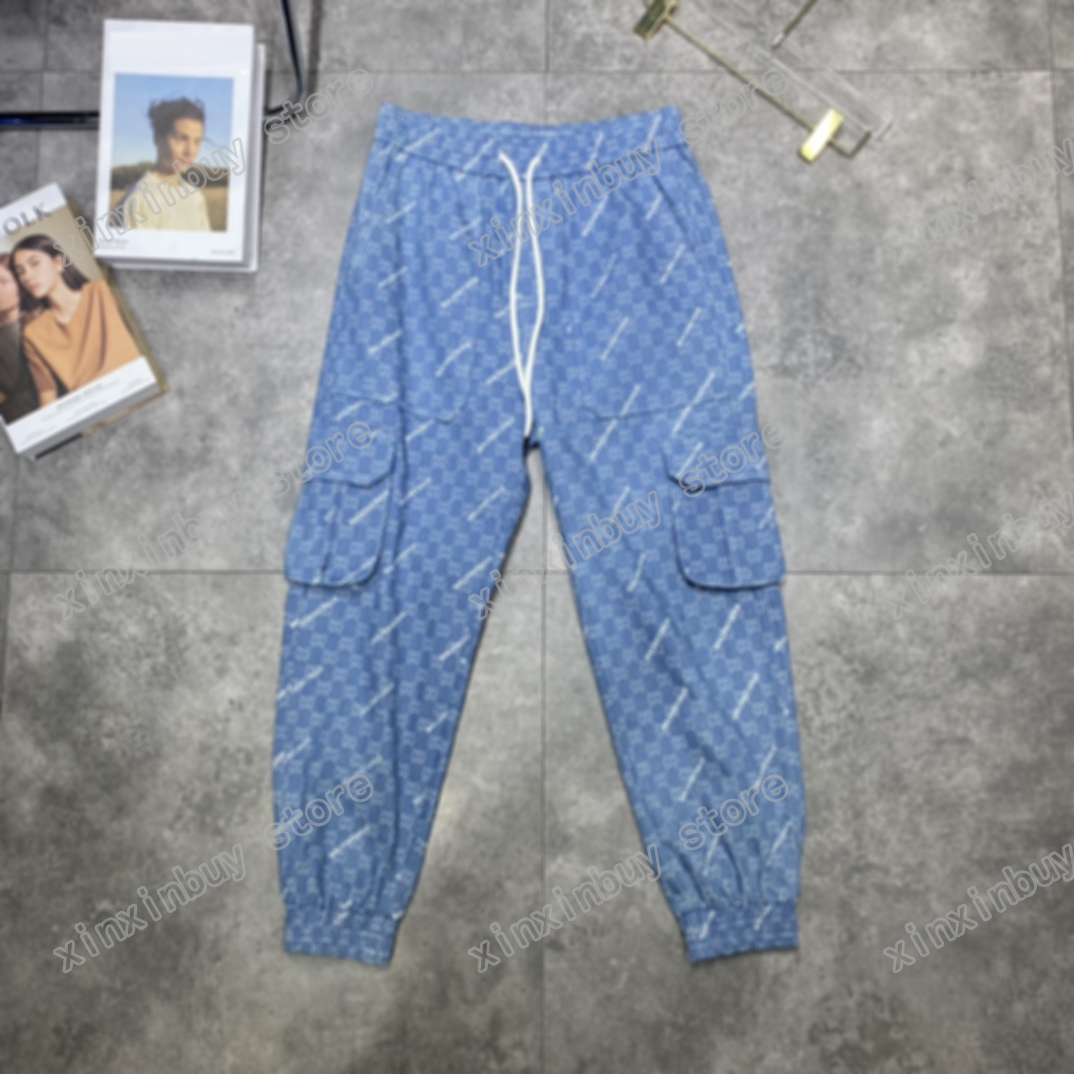 

21ss France Mens womens designer pants fashion Italy pant Side Jacquard pockets Metal Button men women casual cotton black xinxin, Multi