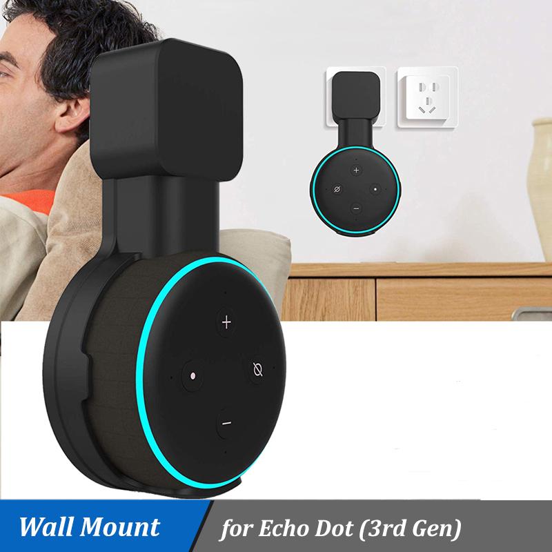

Cell Phone Mounts & Holders Outlet Wall Mount Stand Hanger For Alexa Echo Dot 3rd Generation Speaker Space Saving Bracket Holder Indoor Soun, Black
