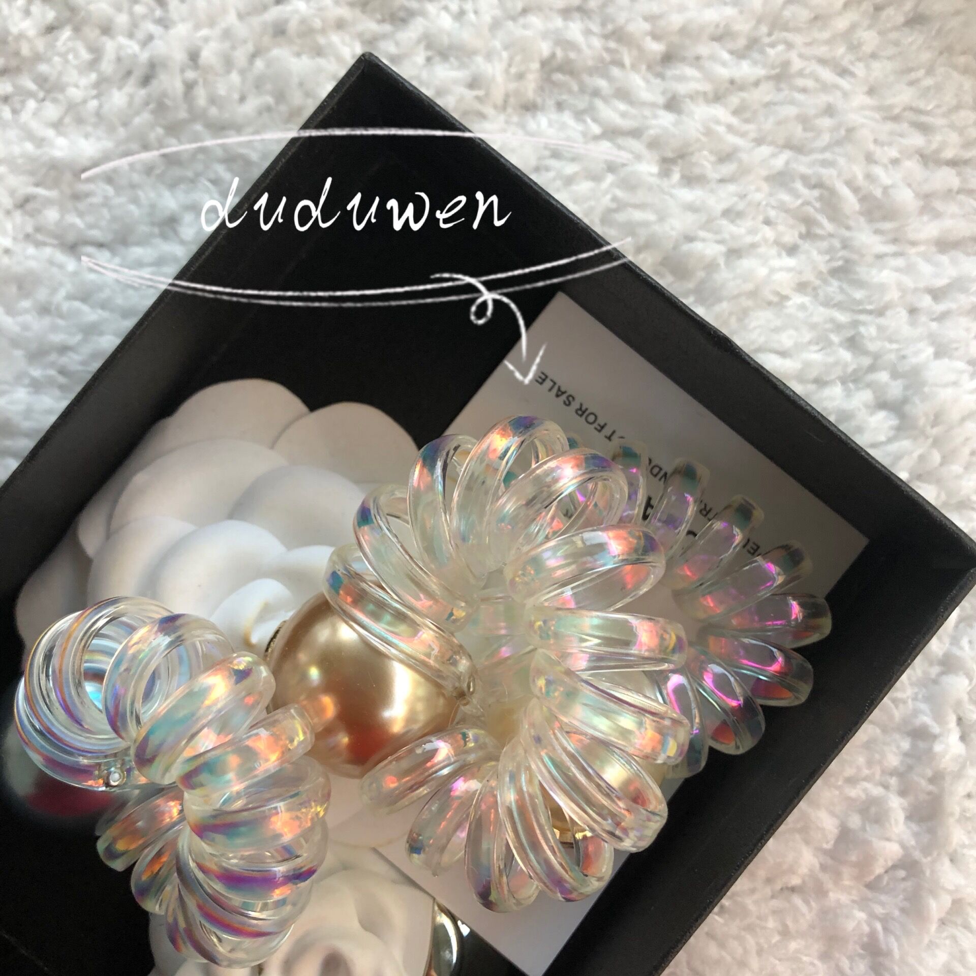 

hair rope basic style hair item c pearls waterproof party gift fashion hair tie for beach or daily, Pink