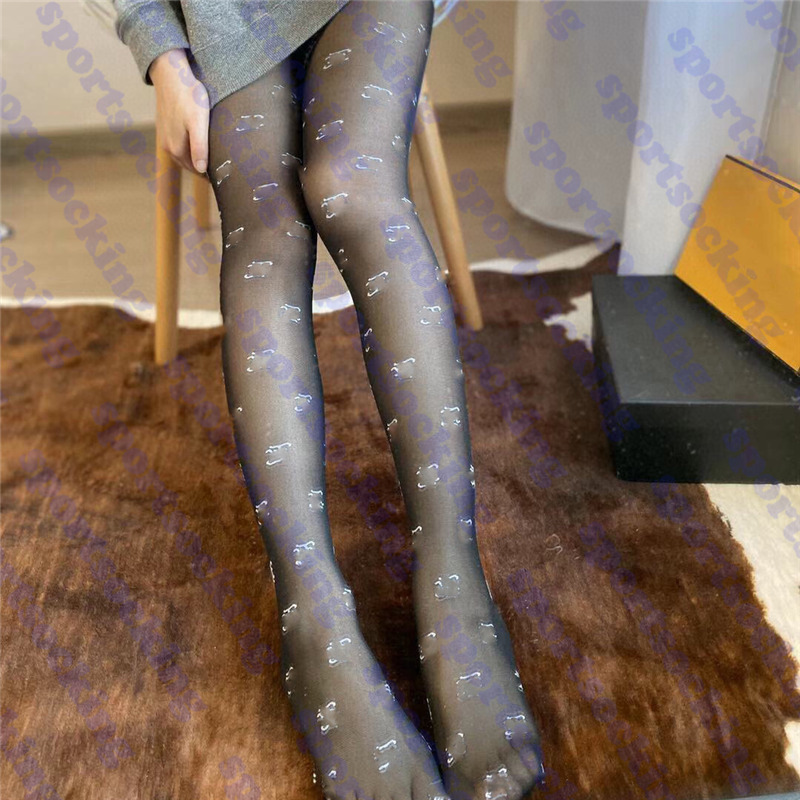 

Trendy Womens Stockings Underwear Letter Print Women Sock Hosiery Latest Ladies Pantyhose Three Colors, White