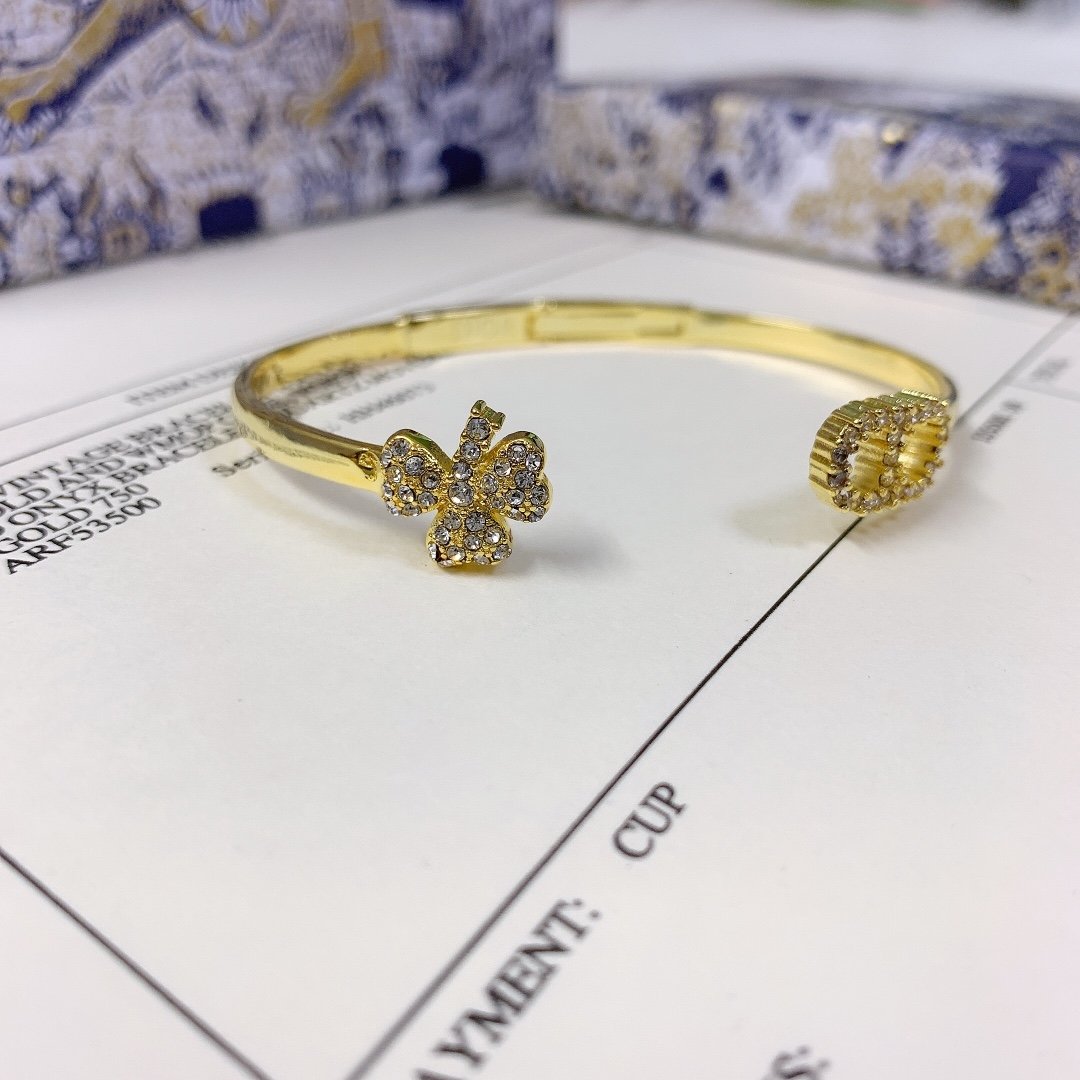 

New fashion designer bracelet di or, Golden;silver