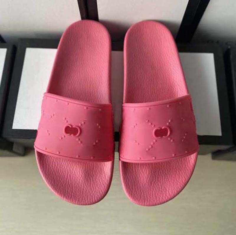 

Classic slipper Sell Well Rubber Sandals Slides Floral brocade Men Women Fashion Slippers Red White Gear Bottoms Casual By shoe10 1-66, Box